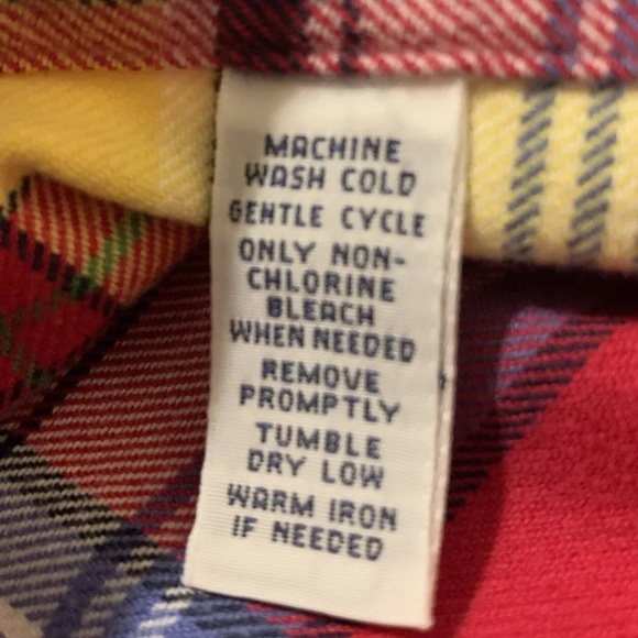 Ralph Lauren Shirt Men’s Red Plaid Large Classic Fit Button Down Long Sleeve - Picture 5 of 8